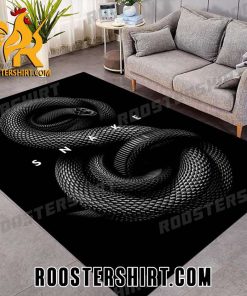 Snake Rug Home Decor Dark Style