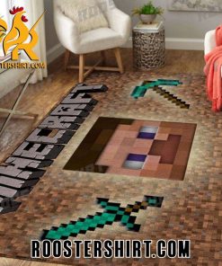 Steve Or Herobrine Minecraft Rug For Living Room