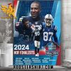 The 15 modern-era finalists for the Pro Football Hall of Fame Class of 2024 Poster Canvas