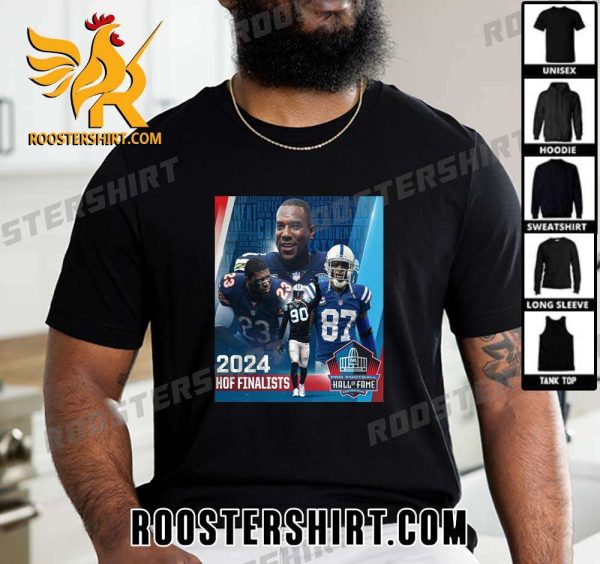 The 15 modern-era finalists for the Pro Football Hall of Fame Class of 2024 T-Shirt