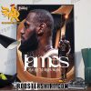 The King LeBron James displayed greatness in his pursuit of the first-ever NBA Cup Poster Canvas