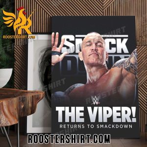 The Viper Randy Orton Returns To Smackdown Poster Canvas