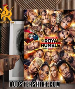 WWE Royal Rumble Champions Poster Canvas