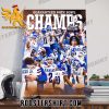Welcome To Guaranteed Rate Bowl Champions 2023 Kansas Jayhawks Champs Poster Canvas