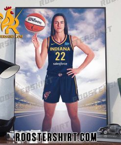 Welcome To Indiana Fever Caitlin Clark 2024 Draft Poster Canvas