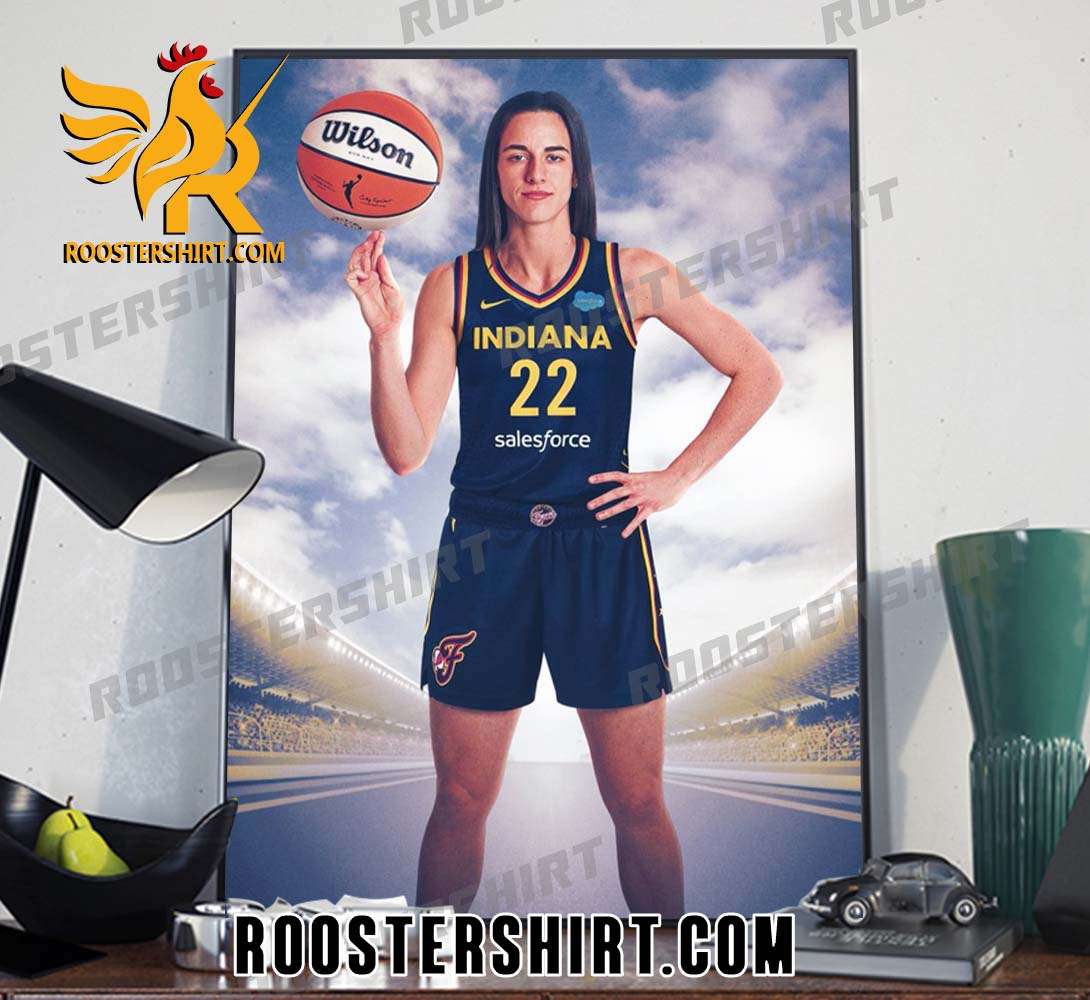 Welcome To Indiana Fever Caitlin Clark 2024 Draft Poster Canvas 