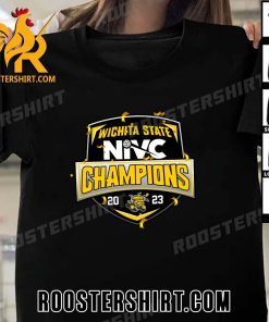 Wichita State Volleyball 2023 NIVC Champions Logo New T-Shirt