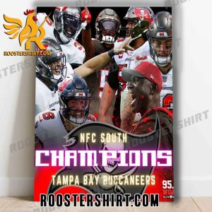 2023-2024 NFC South Champions Is Tampa Bay Buccaneers Poster Canvas