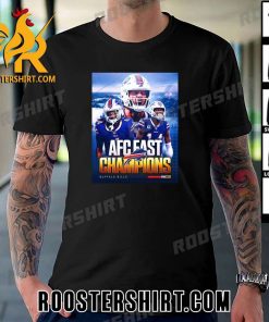 2023 AFC East Champions Buffalo Bills Clinch Their 4th Straight Division Title T-Shirt