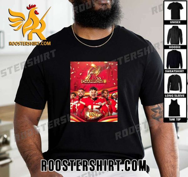 2024 Back To Back Kansas City Chiefs Super Bowl LVIII T-Shirt