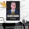 2024 NFL Head Coach Predictions Los Angeles Chargers Jim Harbaugh Poster Canvas