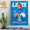 Amon-ra St Brown Wide Receiver Pro Bowl Games 2024 Poster Canvas