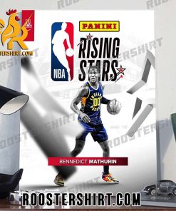 Bennedict Mathurin Panini Rising Stars 2024 NBA Poster Canvas