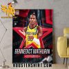 Bennedict Mathurin Sophomore Panini Rising Stars NBA 2024 Poster Canvas