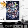 Celebrates 75 Years Of Racing MotoGP 2024 Poster Canvas