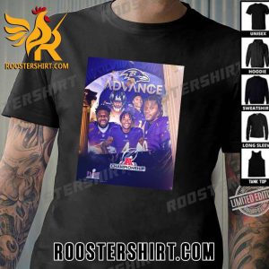 Coming Soon Baltimore Ravens Advance AFC Championship Game 2024 T-Shirt