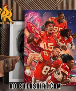 Coming Soon Kansas City Chiefs Wild Card 2024 Poster Canvas