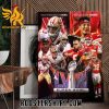 Coming Soon Kansas City Chiefs vs San Francisco 49ers In Las Vegas Super Bowl LVIII Poster Canvas