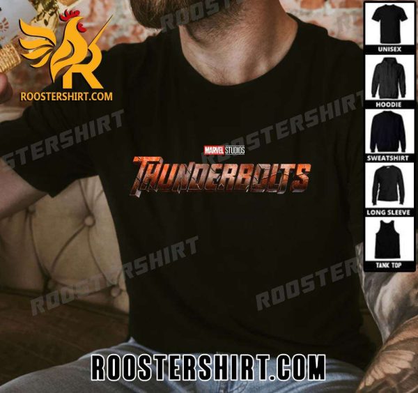 Coming Soon Marvel Studios Thunderbolts Logo New T-Shirt