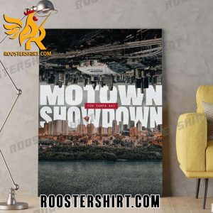 Coming Soon Motown Showdown For Tampa Bay Buccaneers Poster Canvas