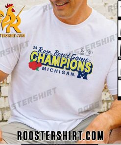 Congrats Michigan Wolverines Wins Albama 2024 Rose Bowl Game Champions T-Shirt With New Design