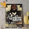 Congratulations Demario Davis On Earning Pro Bowl Honors 2024 Poster Canvas