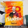 Congratulations Grigor Dimitrov Champions 2024 Brisbane International Championship Poster Canvas