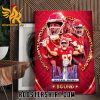 Congratulations Kansas City Chiefs Beat Ravens Super Bowl LVIII 2024 Poster Canvas