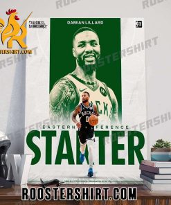 Damian Lillard Earns His 8th NBA All Star Selection Poster Canvas