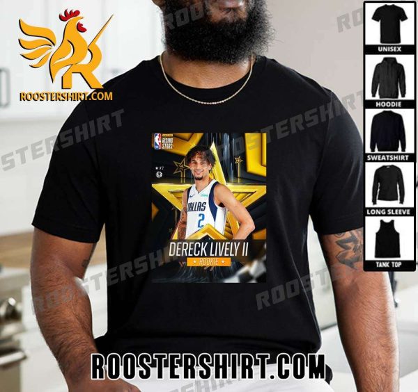 Dereck Lively II Rookie Panini Rising Stars NBA 2024 T-Shirt