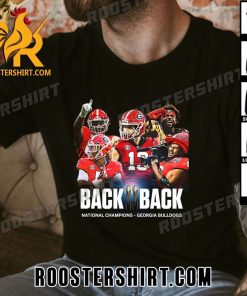 Georgia Bulldogs Back To Back National Champions 2023-2024 T-Shirt
