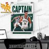 Giannis Antetokounmpo Eastern Conference Captain 2024 NBA All Star Starter Poster Canvas