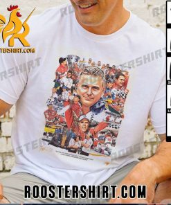 Gil De Ferran Signature Two Time Cart Champions 2000-2001 and Indy 500 WInner 2003 Closed Course Speed Record 241428 MPH Art T-Shirt