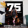 James Harden 75th Career Triple Double Poster Canvas