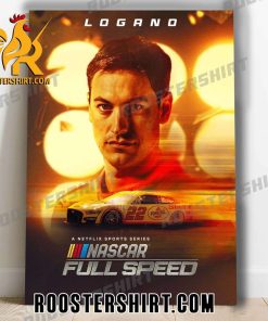 Joey Logano Nascar Full Speed 2024 Poster Canvas
