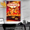 Kansas City Chiefs AFC Champs On To Vegas Super Bowl LVIII Poster Canvas