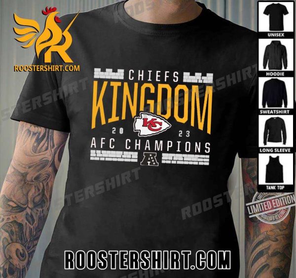 Kansas City Chiefs Kingdom 2023-2024 AFC Champions Super Bowl LVIII T-Shirt