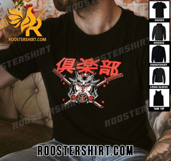 Karl Anderson Wearing Samurai Logo T-Shirt