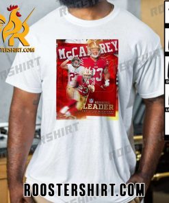 King Christian McCaffrey Rushing Leader 1459 Total Rushing Yards Signature T-Shirt