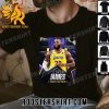 LeBron James Team Captain First Player In NBA History With 20 NBA All Star Appearances T-Shirt