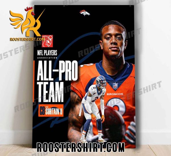 NFL Players Association All Pro Team Patrick Surtain Poster Canvas