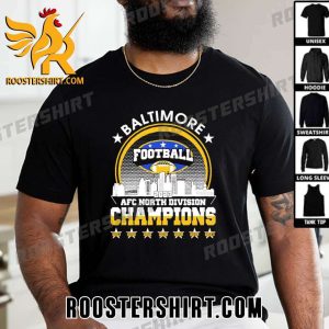 New Design Baltimore Ravens football 2023 AFC North Champions 2003-2023 Unisex T-Shirt