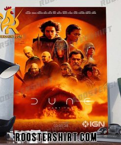 New Design Dune Part Two Official Poster Canvas