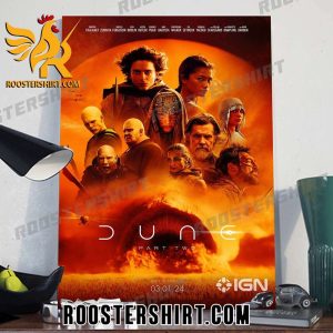 New Design Dune Part Two Official Poster Canvas