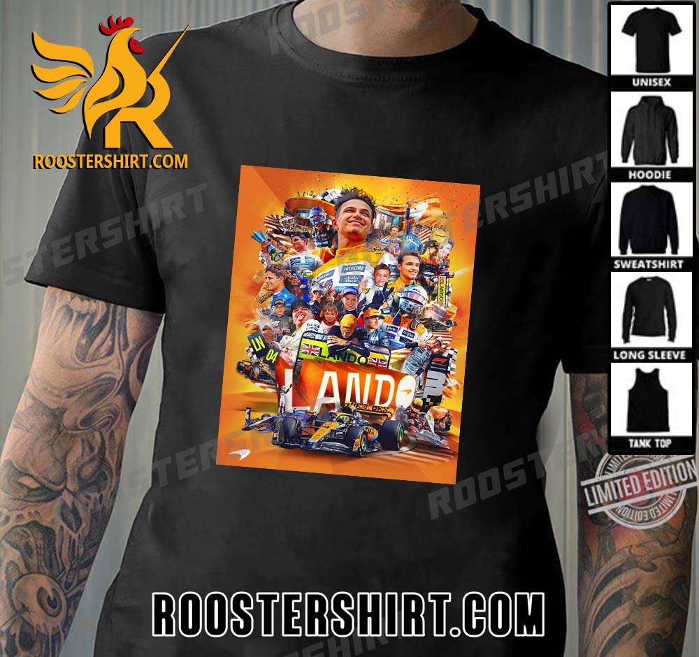 New Design Lando Norris 2024 Best Player F1 T-Shirt