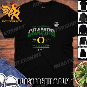 Official Nike X Oregon Ducks 2024 Fiesta Bowl Champions Locker Room T-Shirt Gift For Fans