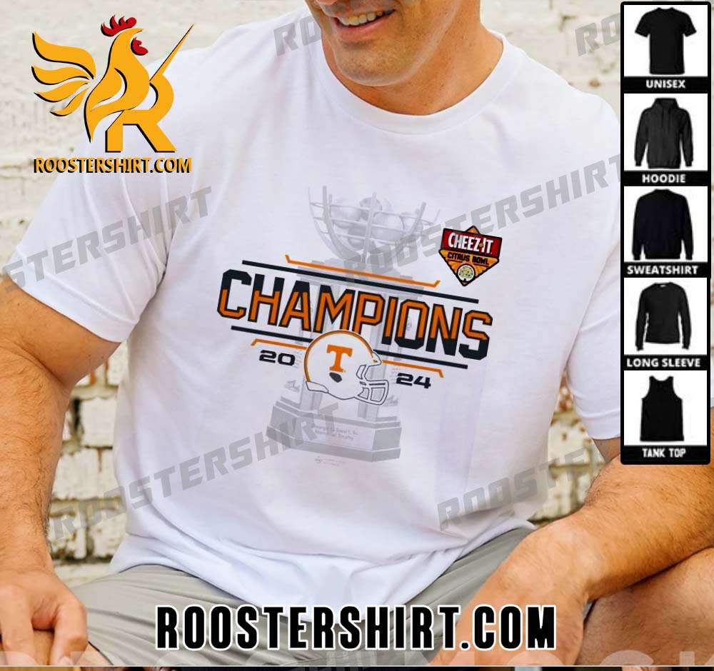 Official Tennessee Volunteers Champions 2024 Citrus Bowl Game Championship T-Shirt For True Fans