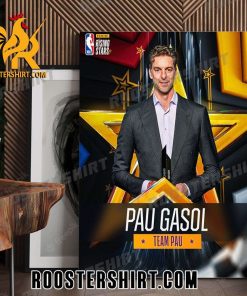 Pau Gasol Team Pau Panini Rising Stars 2024 NBA Poster Canvas