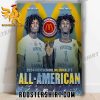 Premium Carolina Basketball Player Drake Powell And Ian Jackson Are 2024 High School McDonalds All American Games Poster Canvas