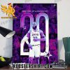 Premium Lebron James Is The Only Player In NBA History With Twenty All-Star Selections And 2024 NBA All-Star Captain Poster Canvas